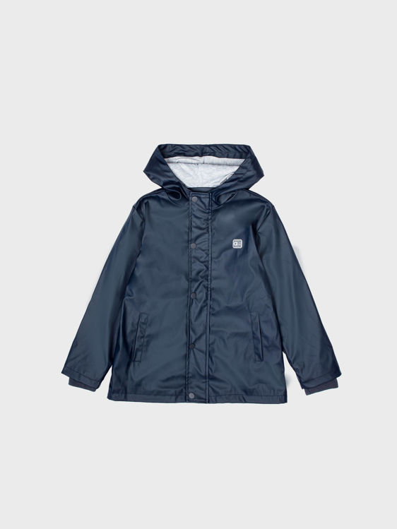 Picture of ND3835-HIGH QUALITY BOYS WARM RAIN JACKET IN NAVY